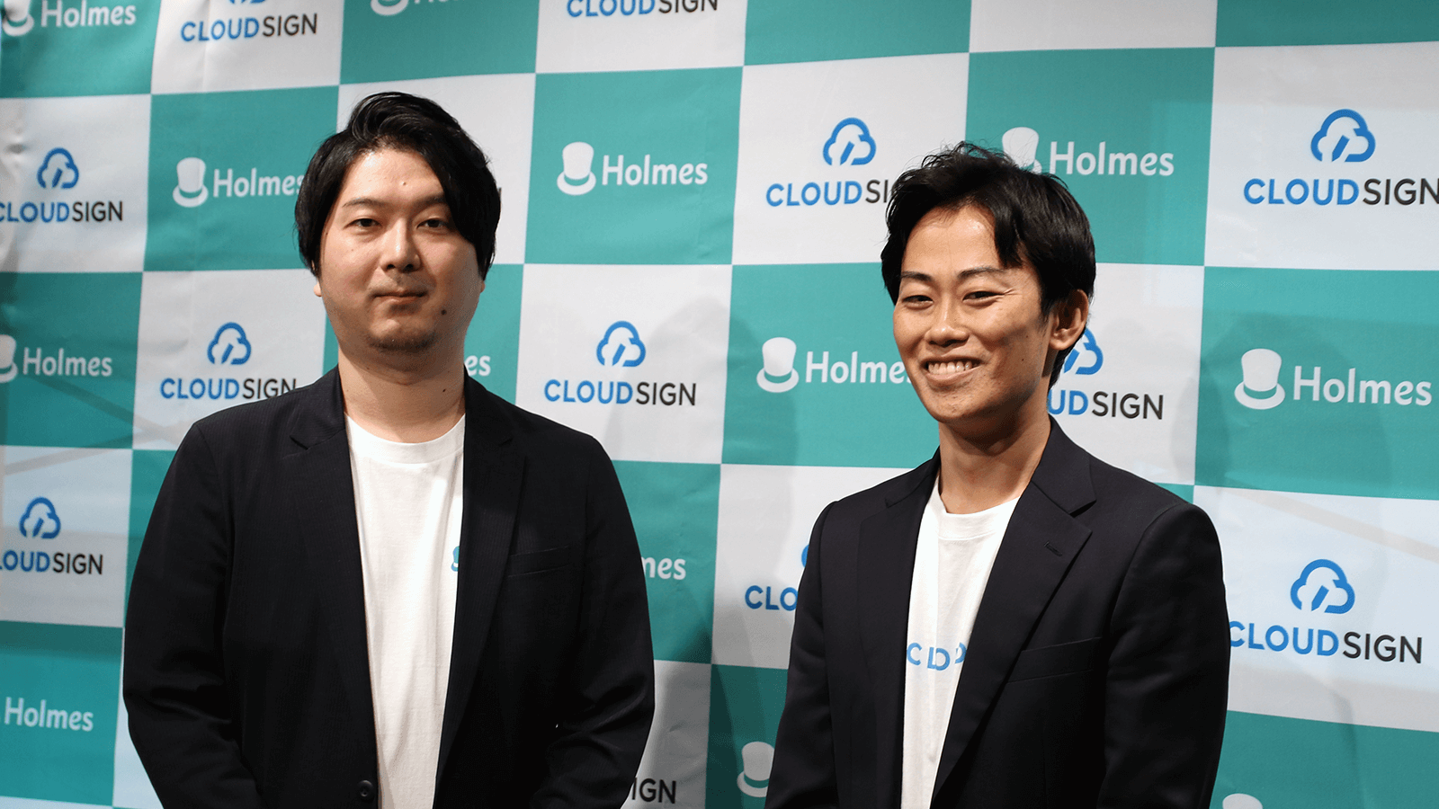 株式会社Holmes CEO室 室長　酒井貴徳様（右）