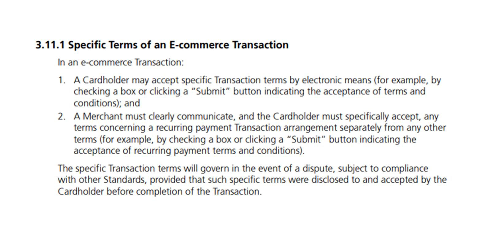 マスターカード利用規約 Transaction Processing Rules https://www.mastercard.us/content/dam/mccom/global/documents/transaction-processing-rules.pdf より