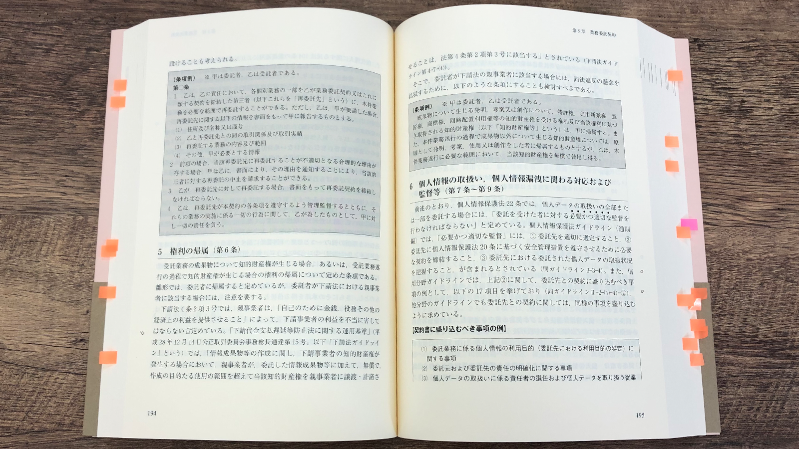 阿部・井窪・片山法律事務所『契約書作成の実務と書式 第2版』P194-195